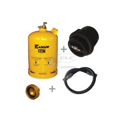 PACK Réservoir GPL 11 Kg (Boîte ext. Noire + adaptateur Fr/It uniquement)
